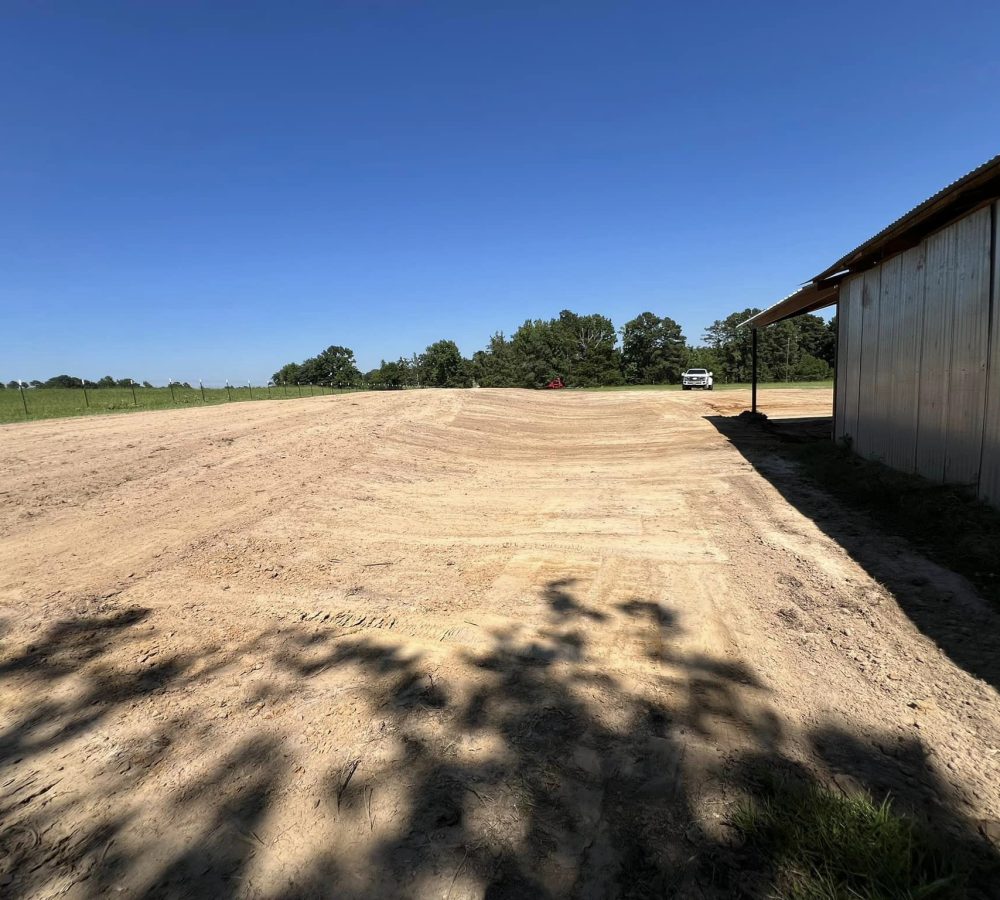 dirt work and grading for a residential property - longview, tx